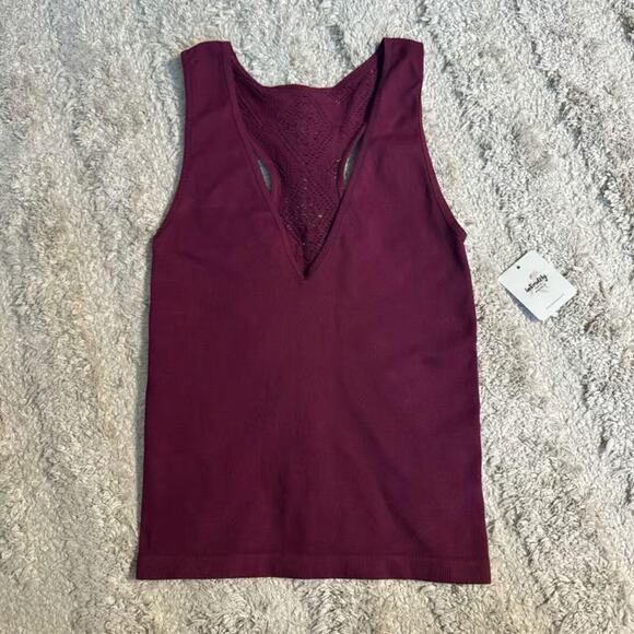 Intimately Free People Deep V Neck Tank Top NWT - Picture 2 of 5
